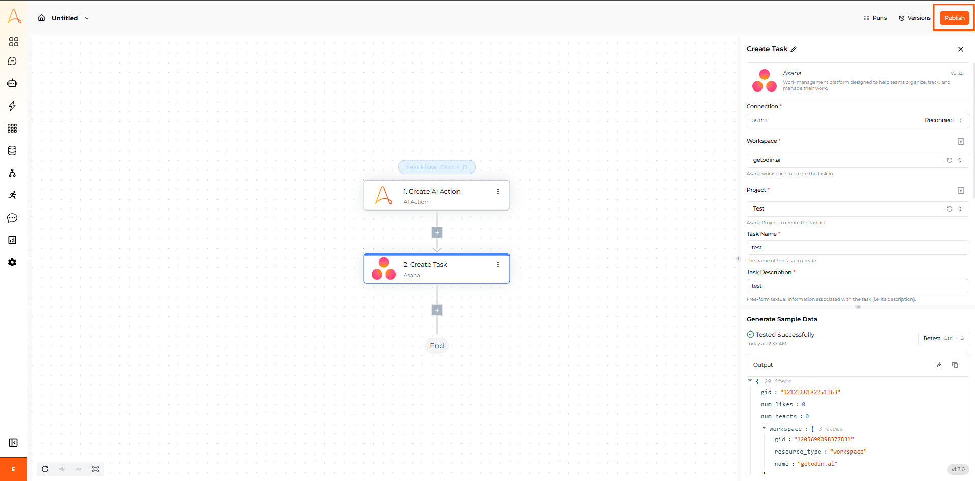 Publish Workflow