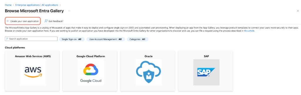 Azure – Créer votre propre application