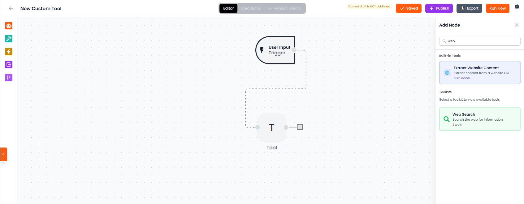 Tool nodes