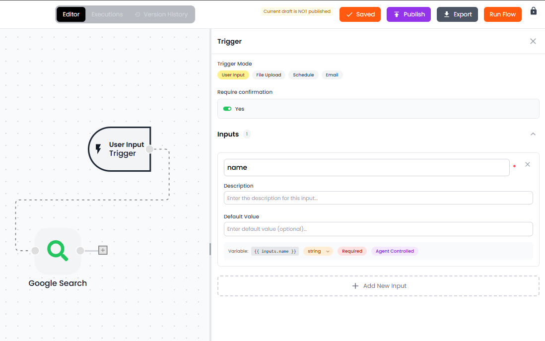 Trigger Interface